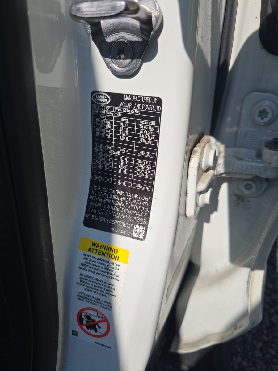 2021 Land Rover Discovery Sport SE AWD