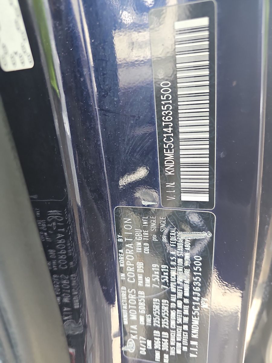 2018 Kia Sedona SXL FWD