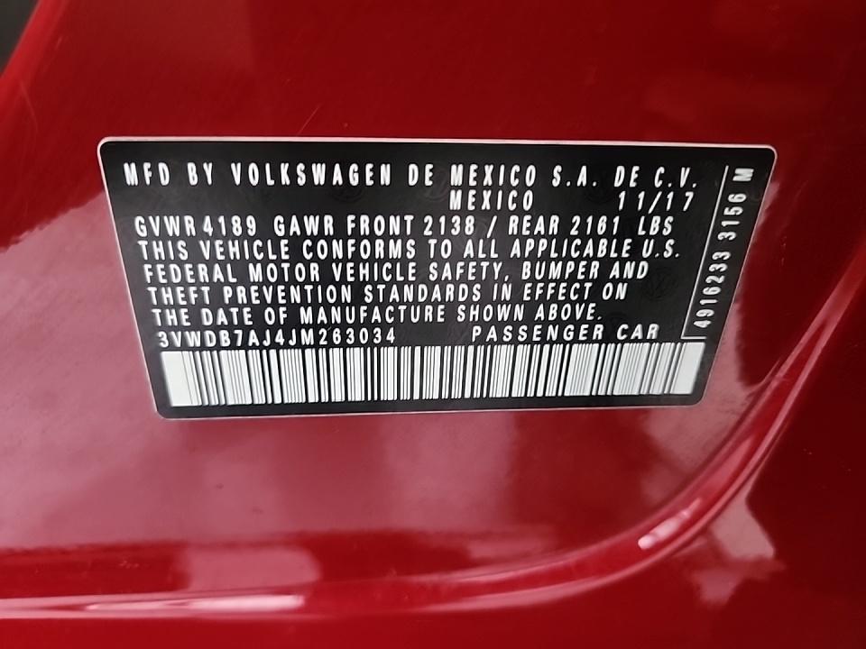 2018 Volkswagen Jetta 1.4T SE FWD