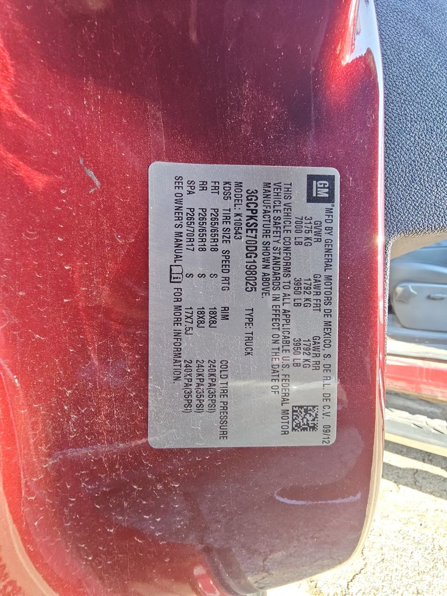 2013 Chevrolet Silverado 1500 LT AWD