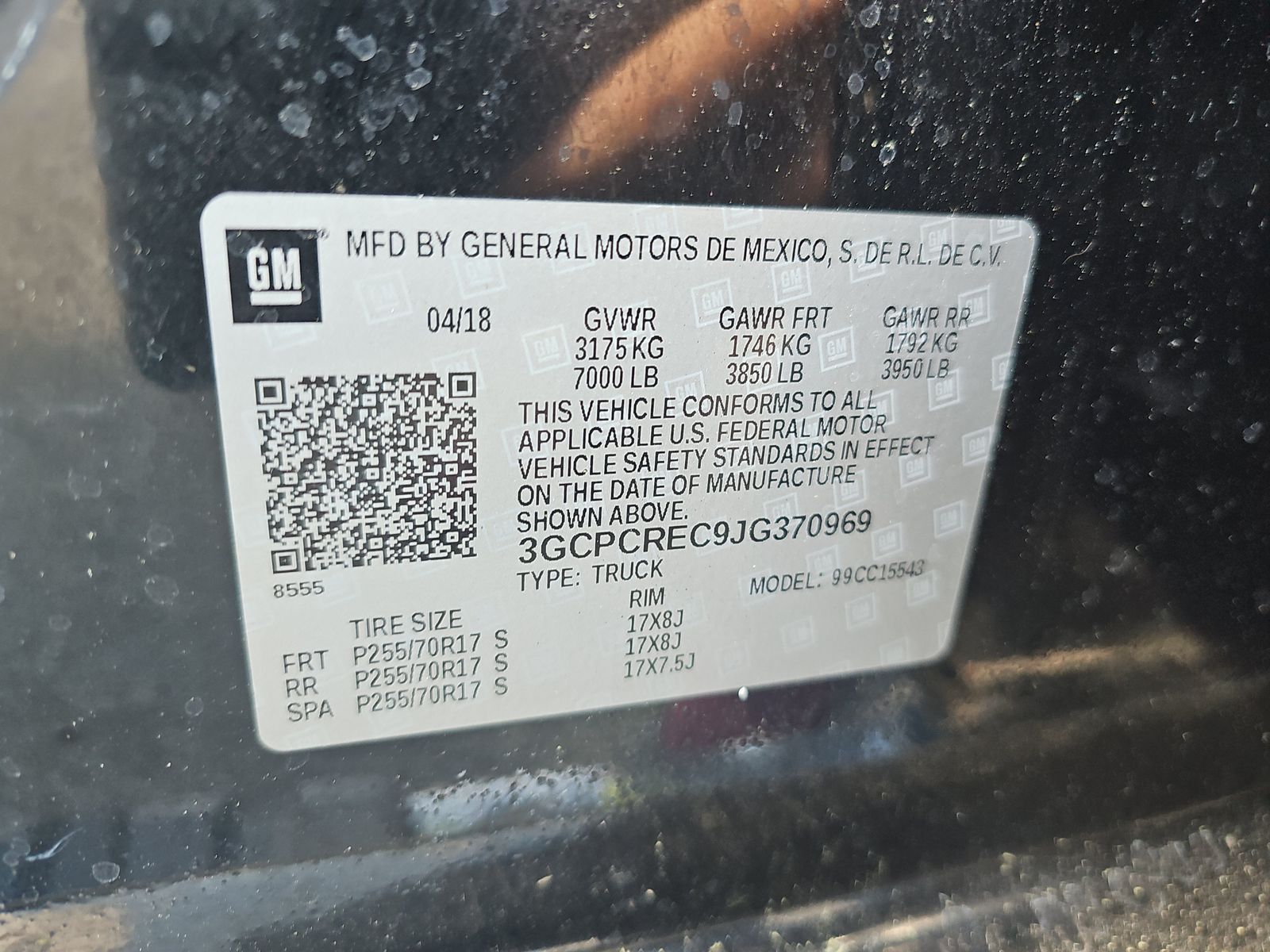 2018 Chevrolet Silverado 1500 LT RWD