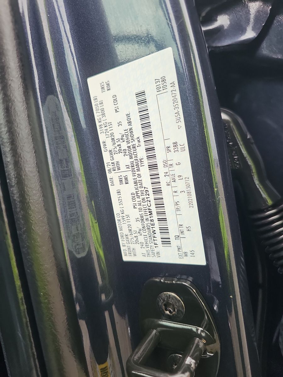 2021 Ford F-150 Lariat AWD