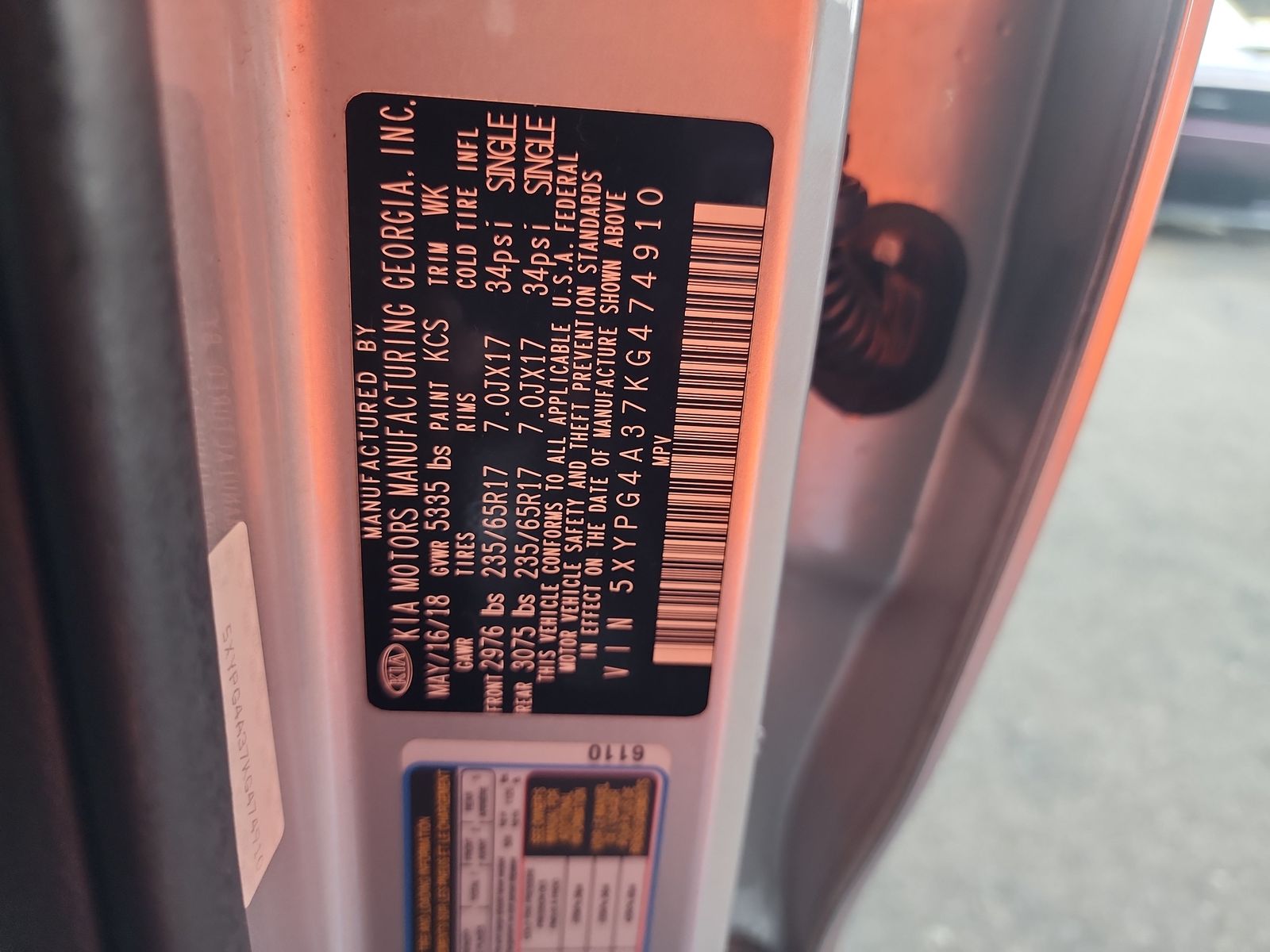 2019 Kia Sorento L FWD