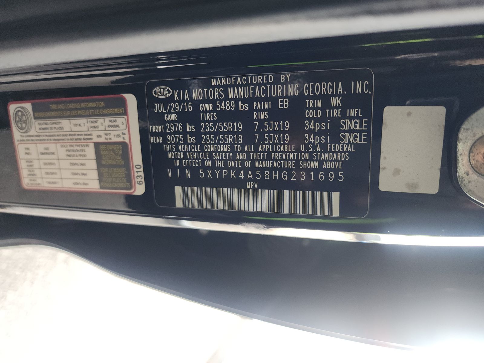 2017 Kia Sorento SX Limited FWD