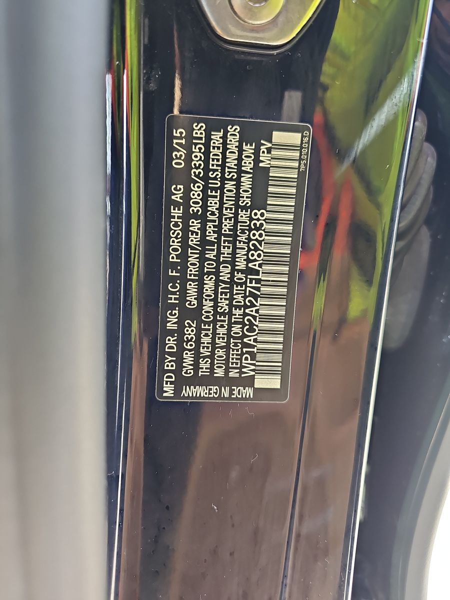 2015 Porsche Cayenne Turbo AWD