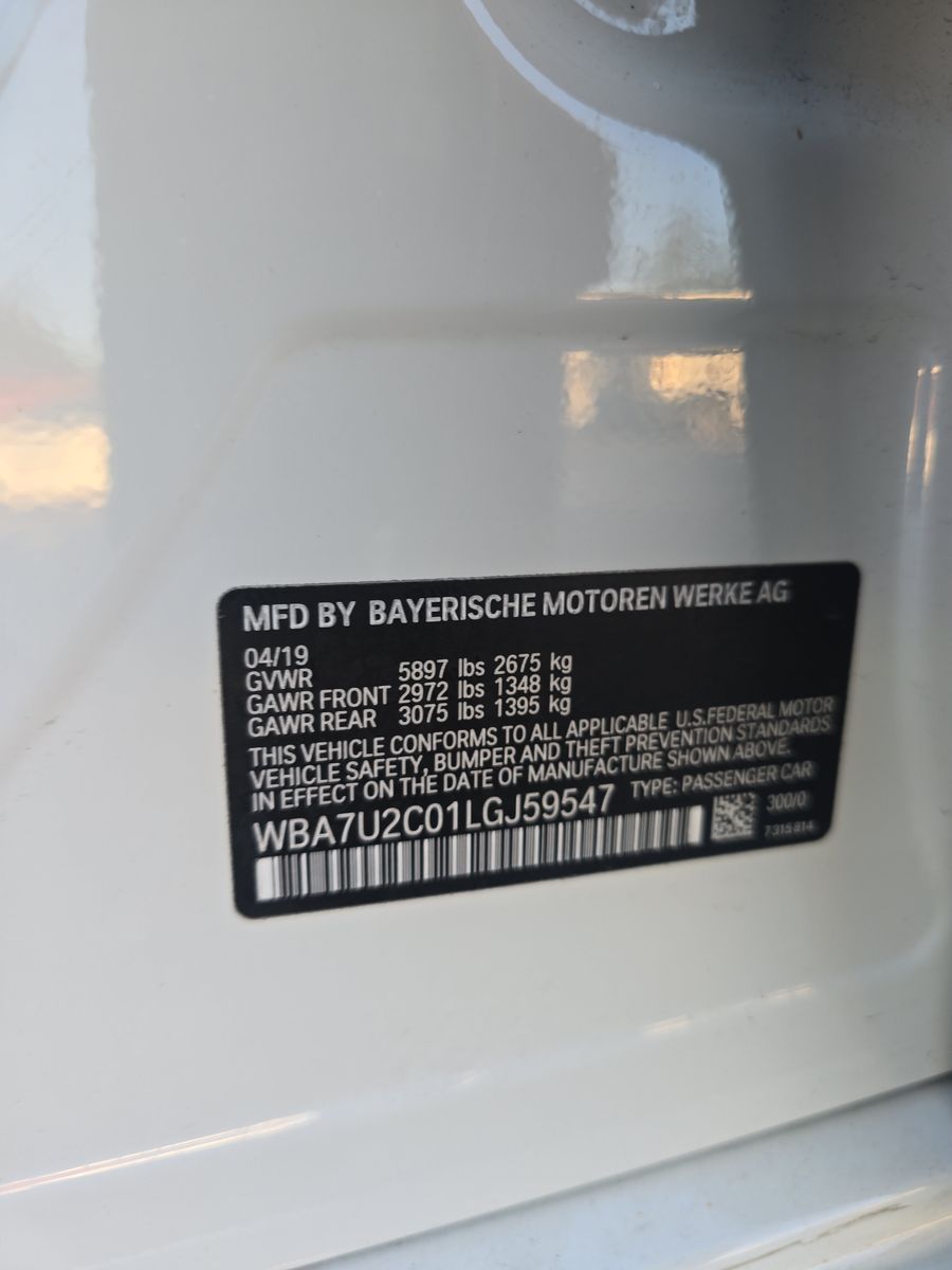 2020 BMW 7 Series 750i xDrive AWD