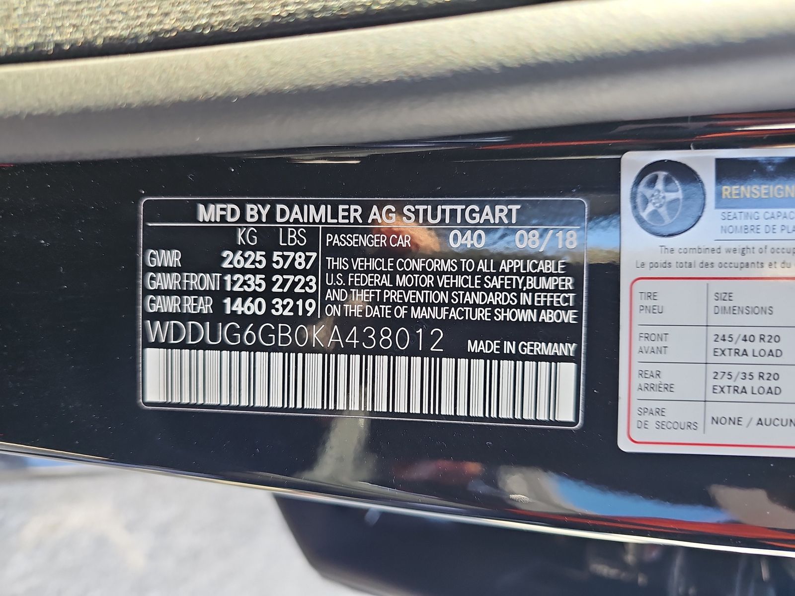 2019 Mercedes-Benz S-Class S 450 RWD