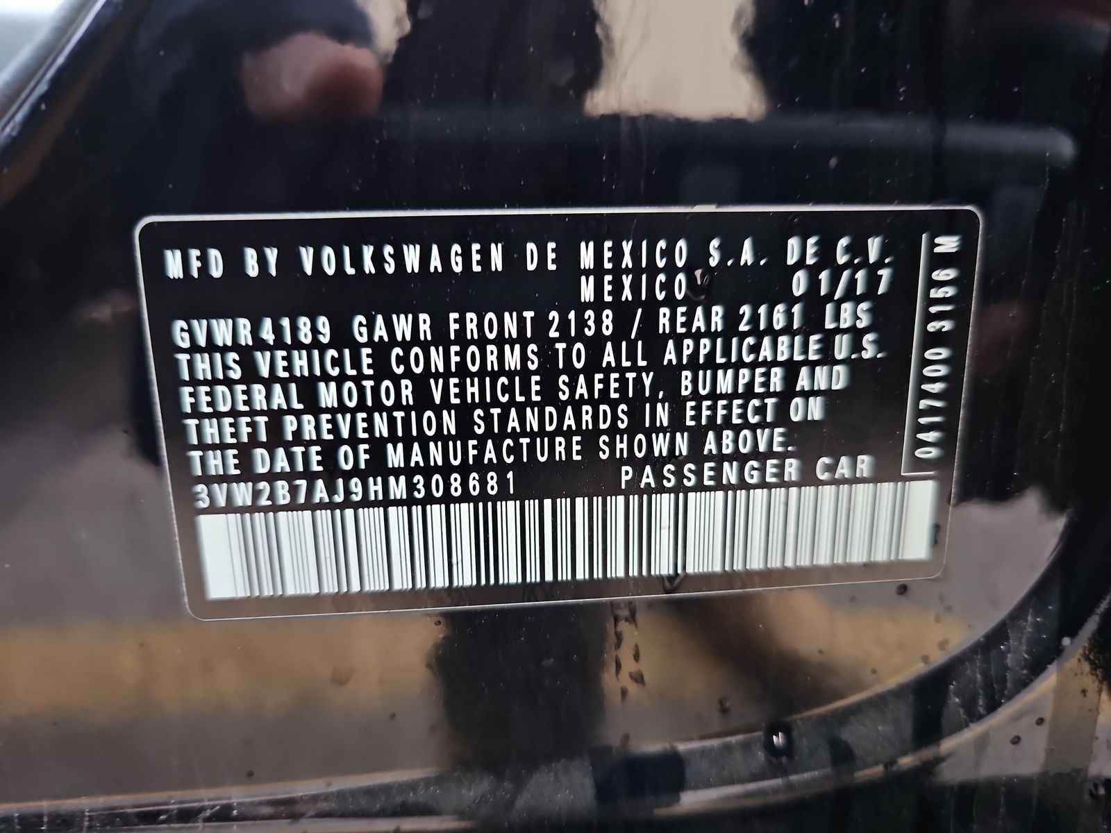 2017 Volkswagen Jetta 1.4T S FWD