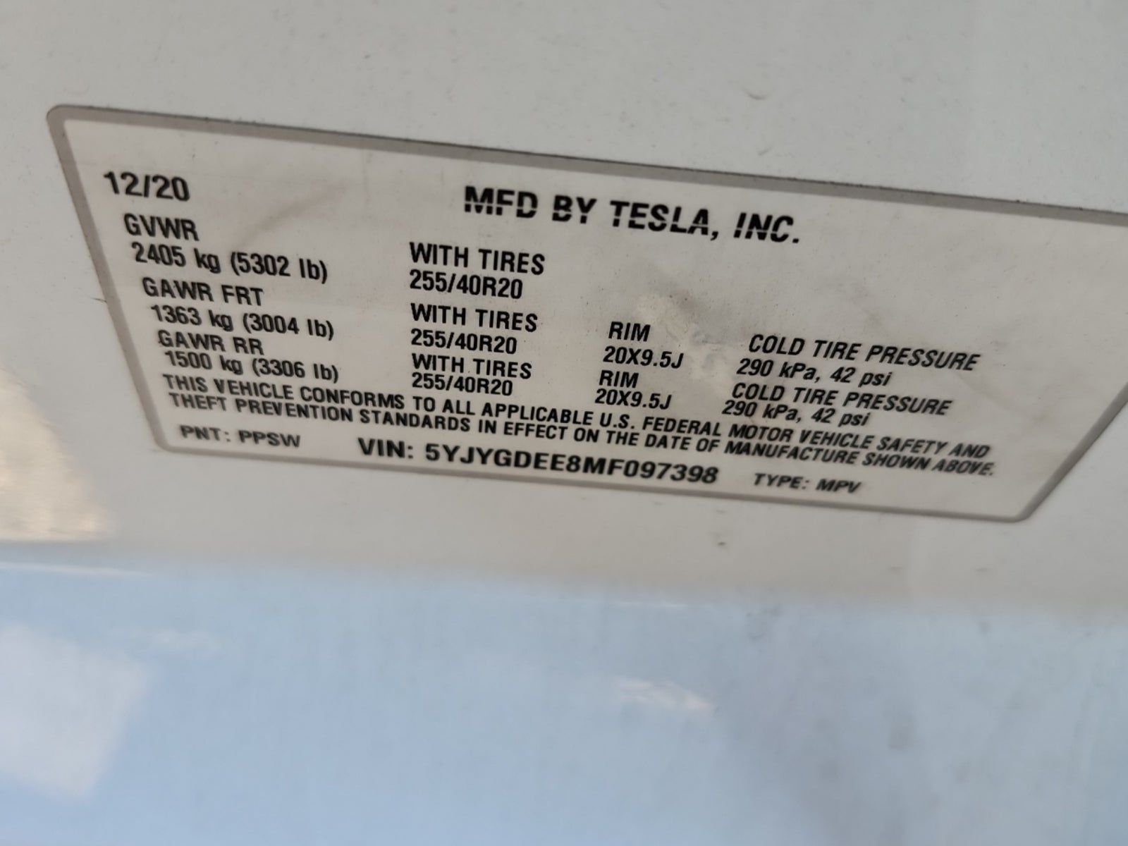 2021 Tesla Model Y Long Range AWD