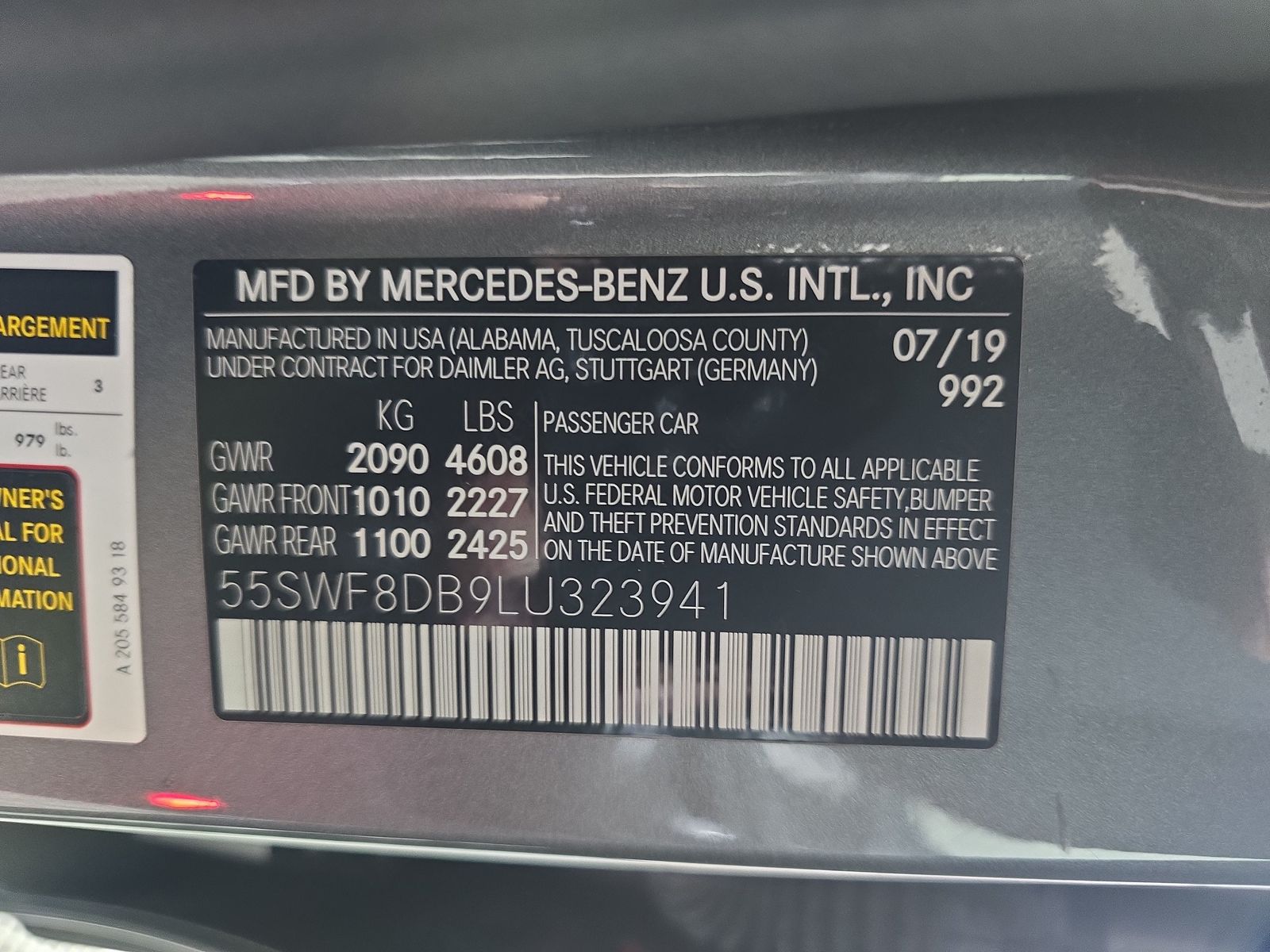 2020 Mercedes-Benz C-Class C 300 RWD