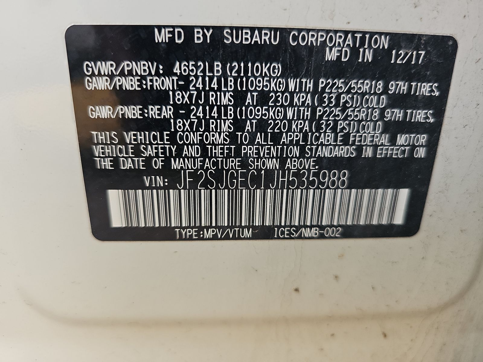 2018 Subaru Forester 2.0XT Premium AWD