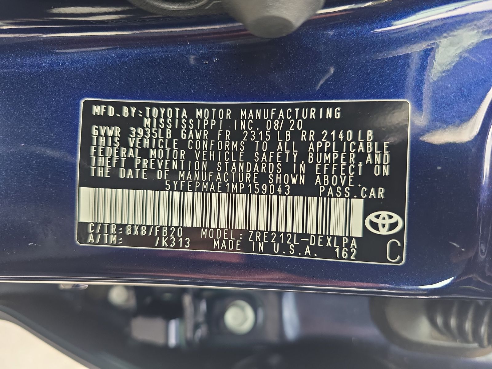 2021 Toyota Corolla LE FWD