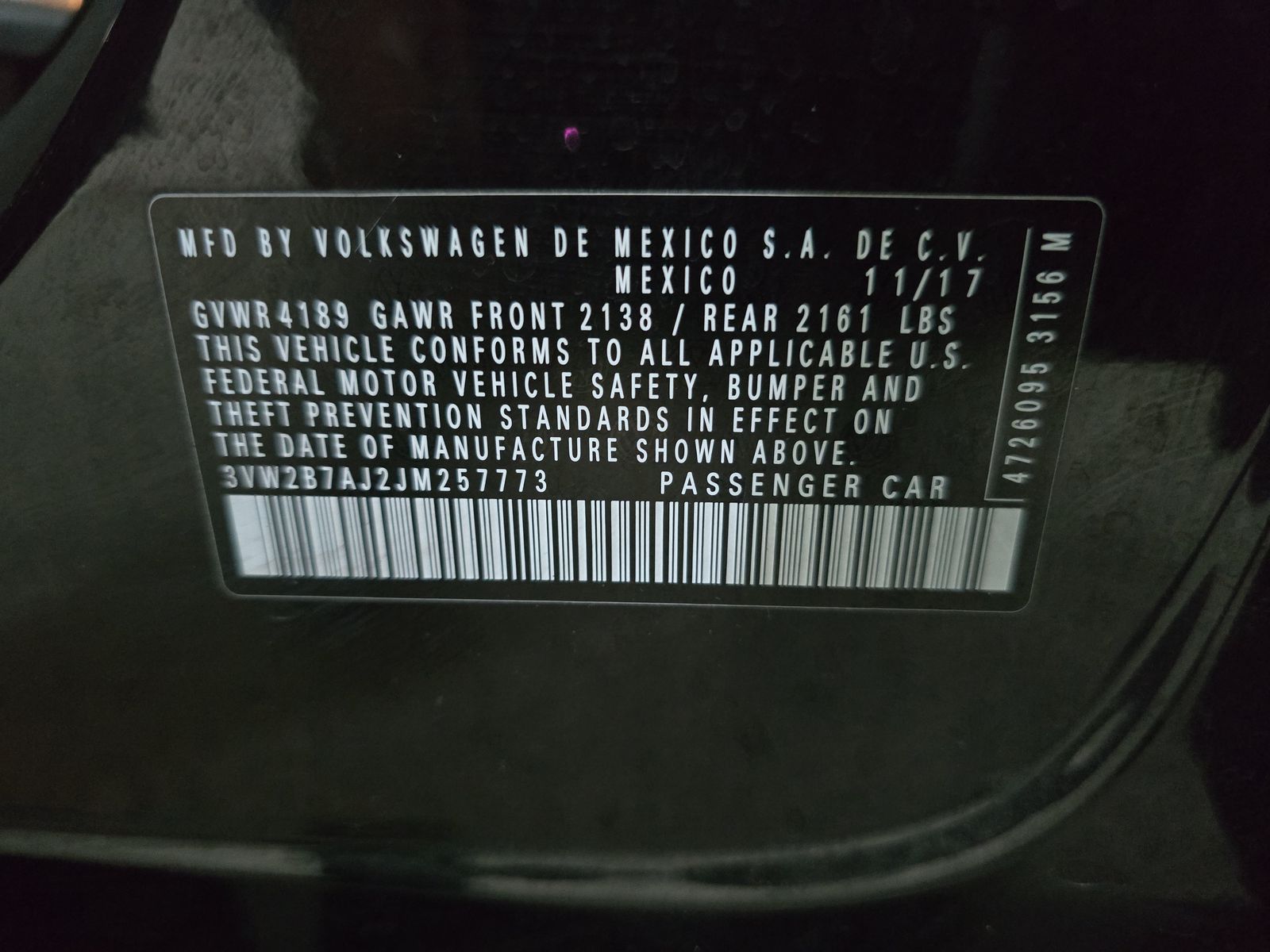 2018 Volkswagen Jetta 1.4T S FWD