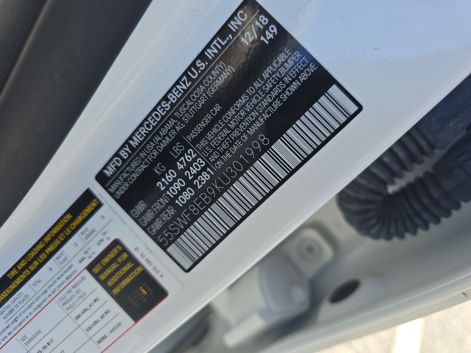 2019 Mercedes-Benz C-Class C 300 AWD