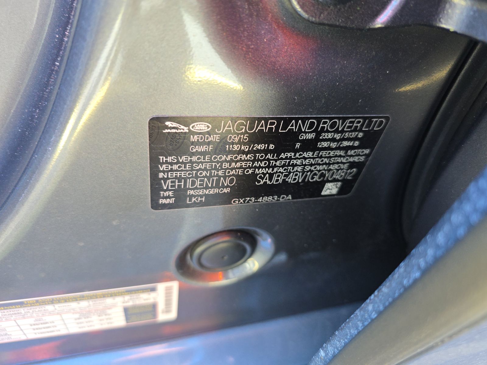 2016 Jaguar XF 35t R-Sport RWD