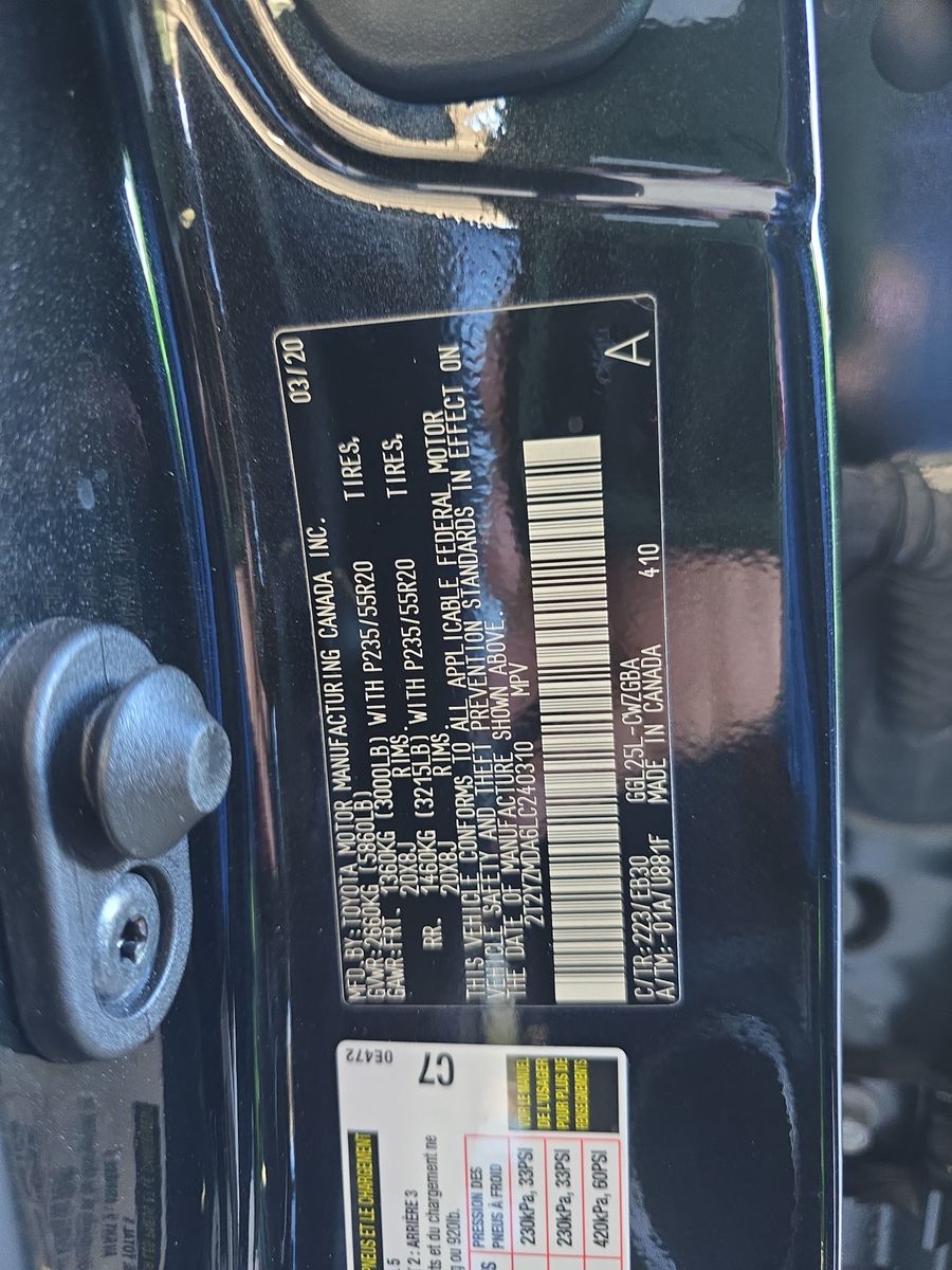 2020 Lexus RX RX 350 F SPORT Performance AWD