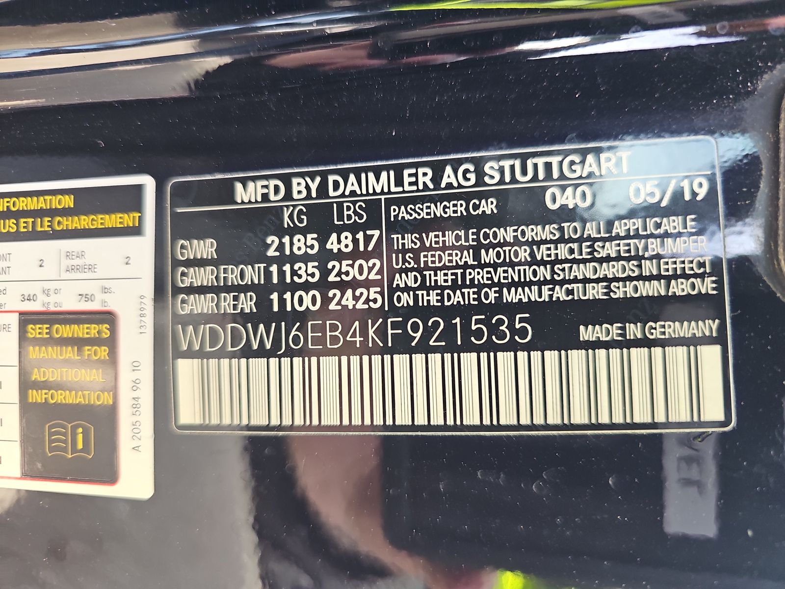 2019 Mercedes-Benz C-Class AMG C 43 AWD