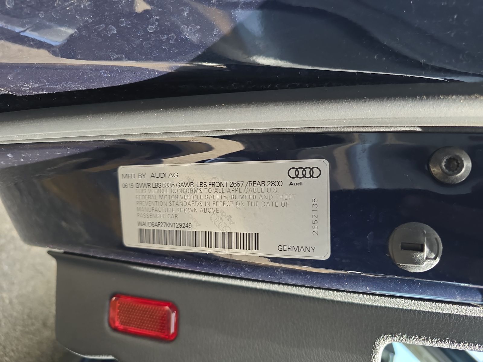 2019 Audi A6 2.0T Premium AWD