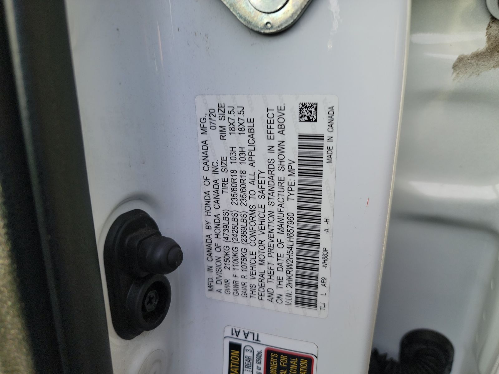 2020 Honda CR-V EX AWD