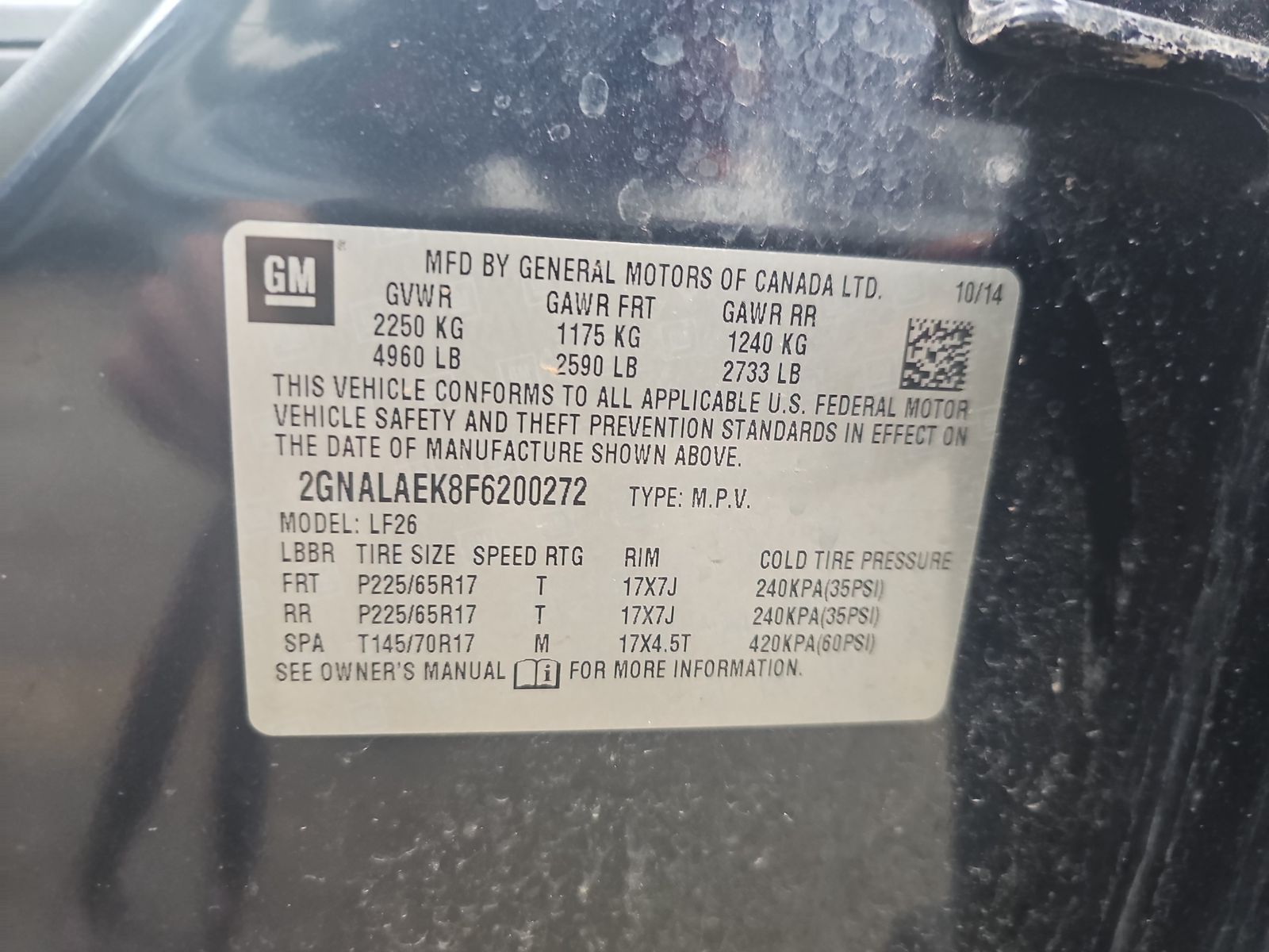 2015 Chevrolet Equinox LS FWD