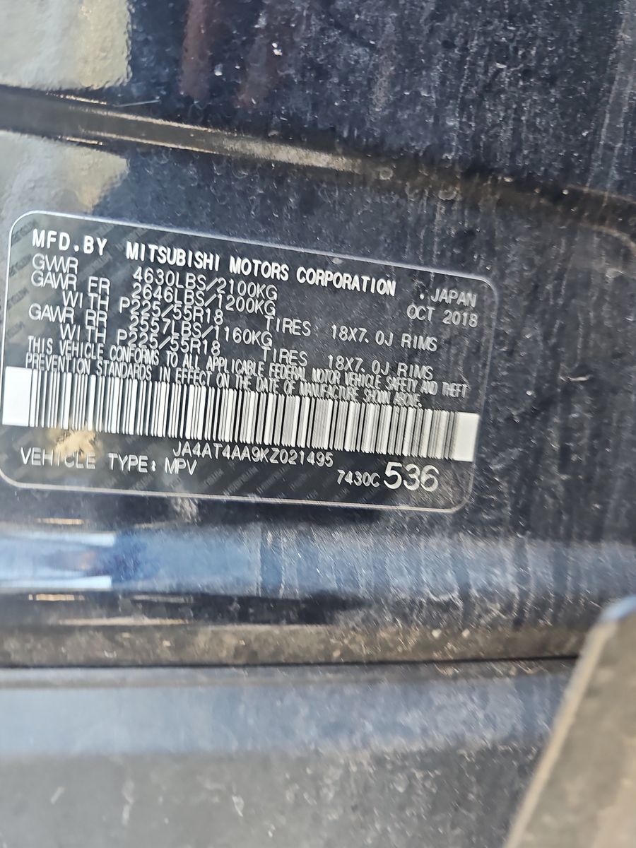 2019 Mitsubishi Eclipse Cross LE AWD