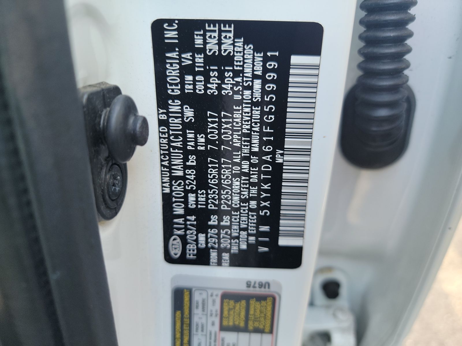 2015 Kia Sorento LX AWD