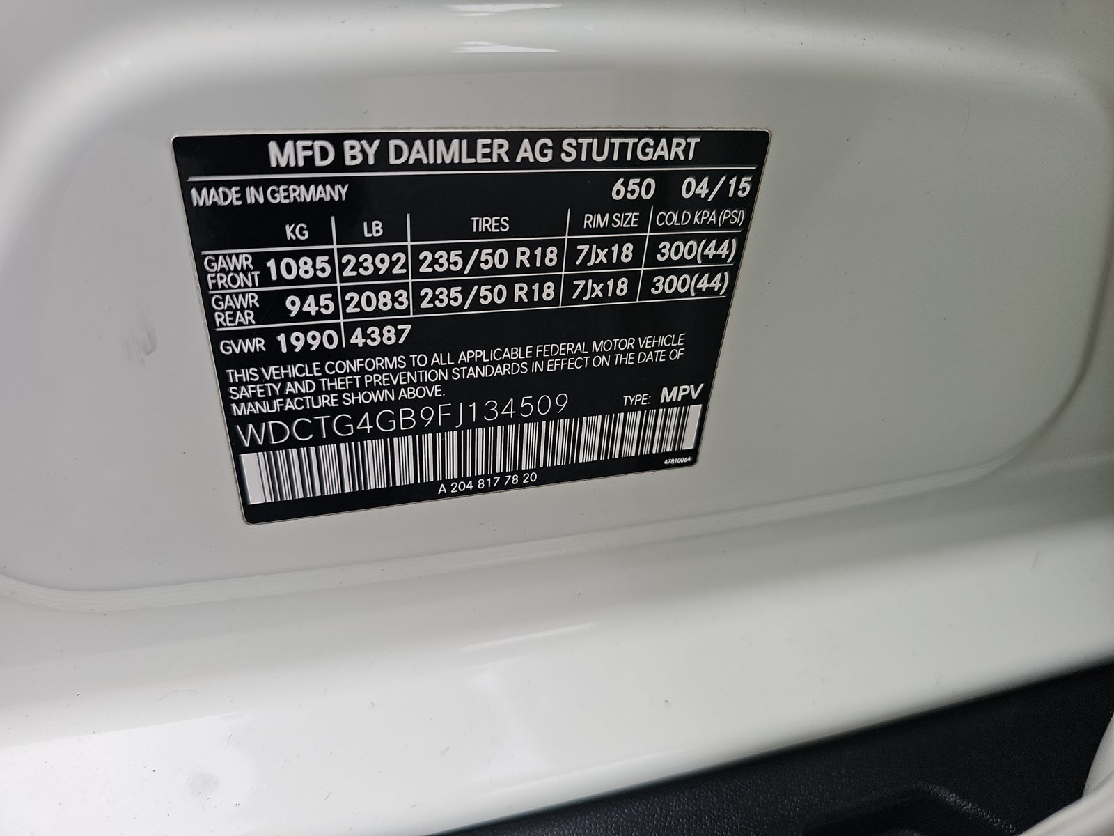 2015 Mercedes-Benz GLA GLA 250 AWD