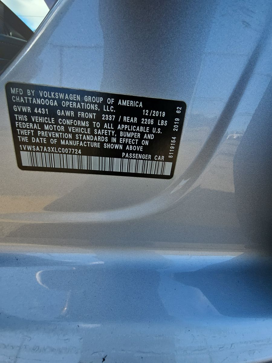 2020 Volkswagen Passat 2.0T SE FWD