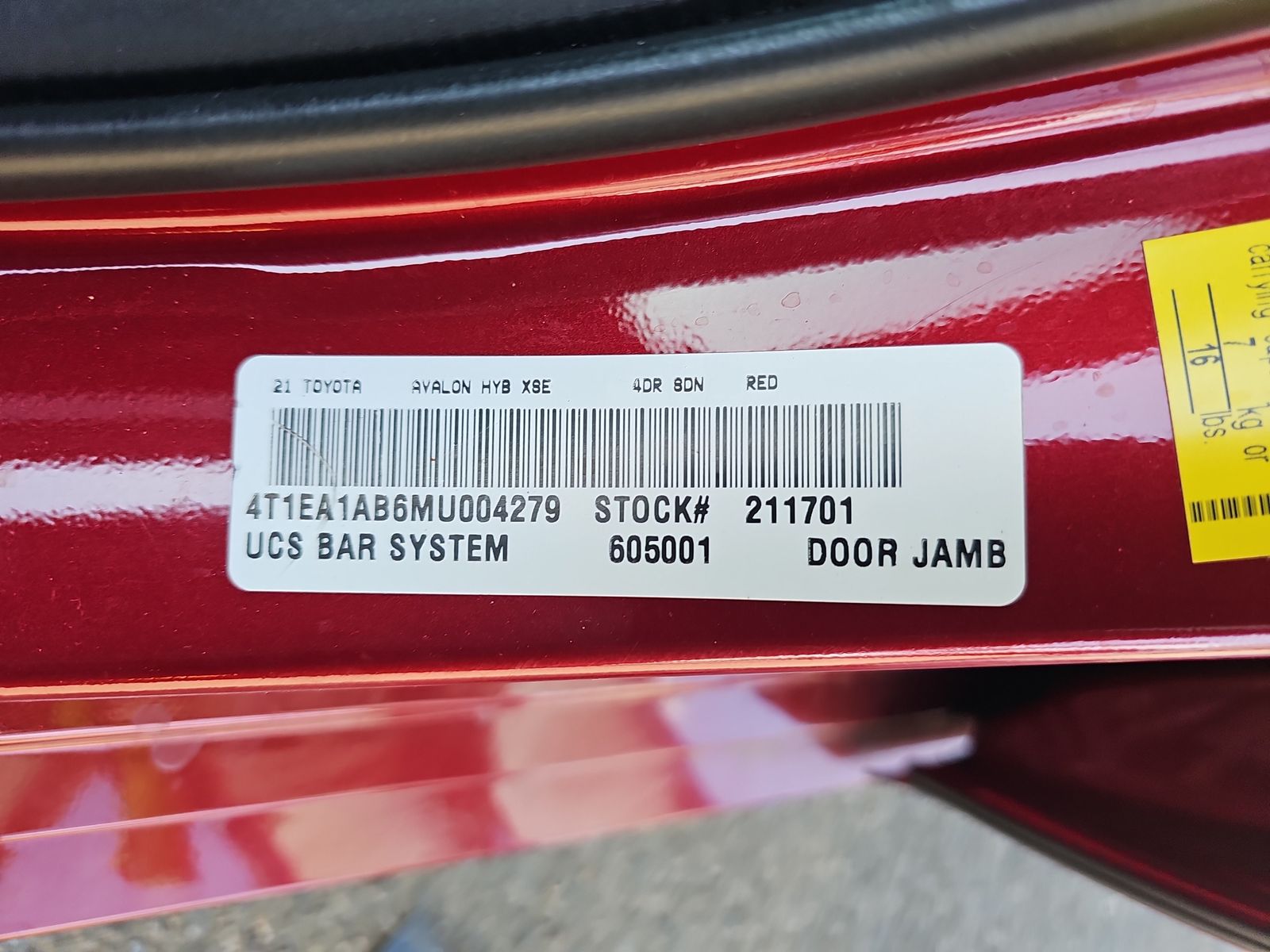 2021 Toyota Avalon Hybrid XSE FWD