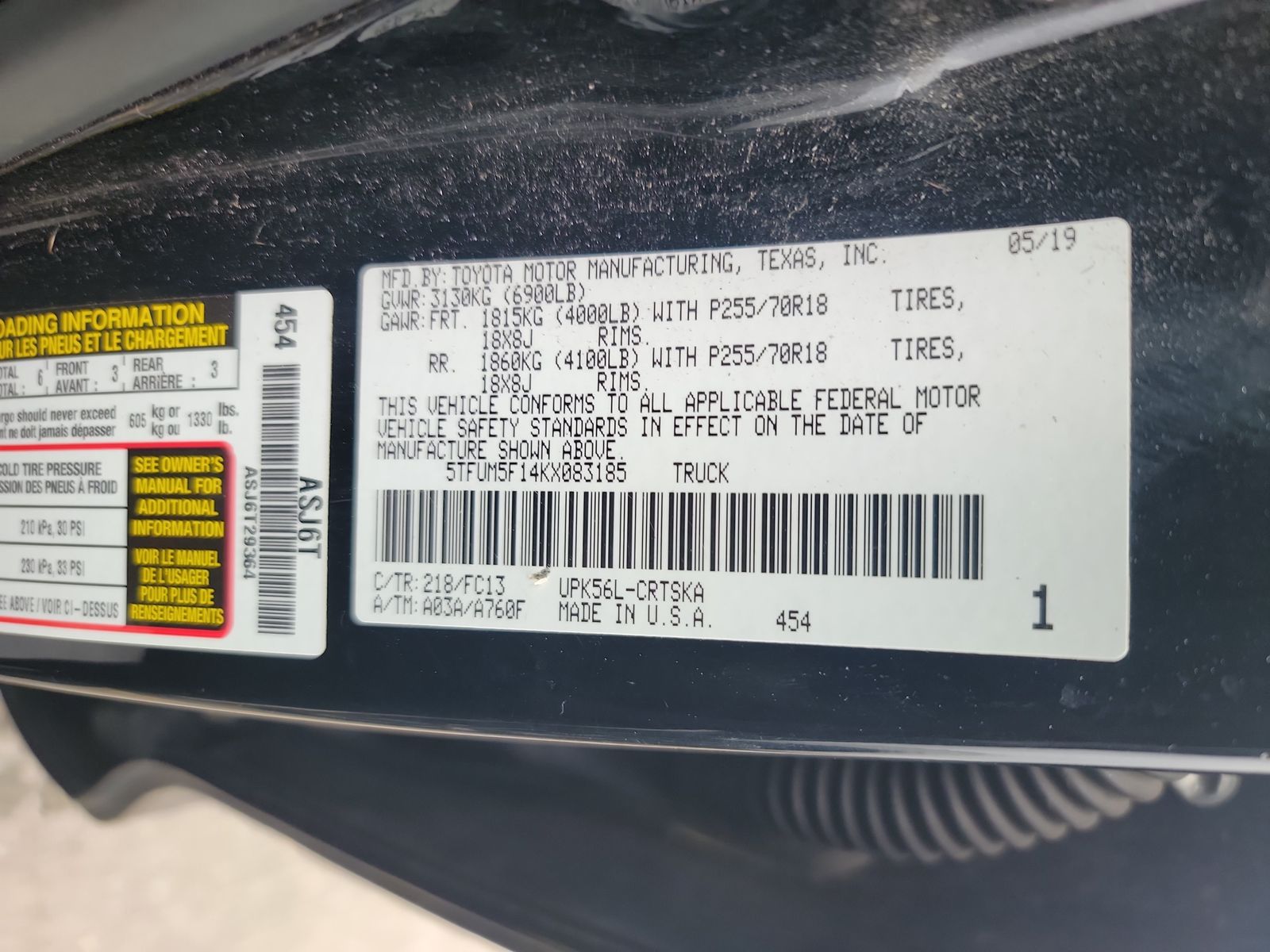 2019 Toyota Tundra SR5 AWD