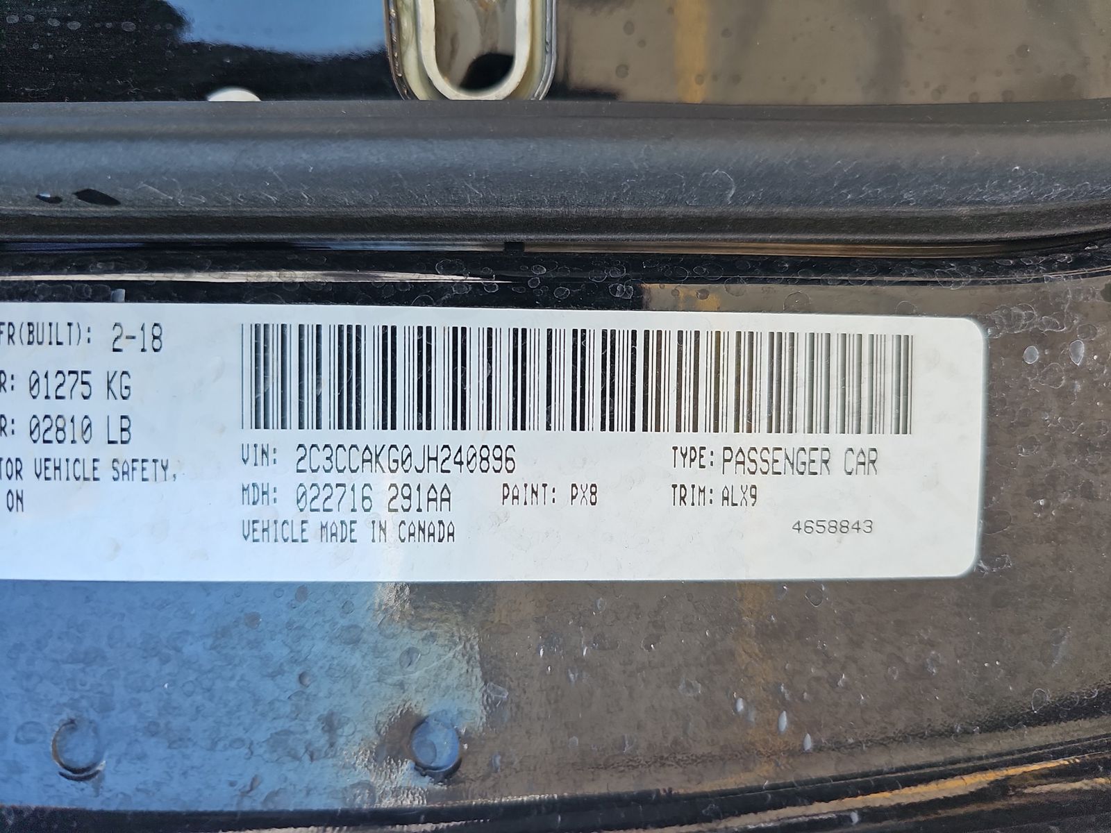 2018 Chrysler 300 Limited AWD