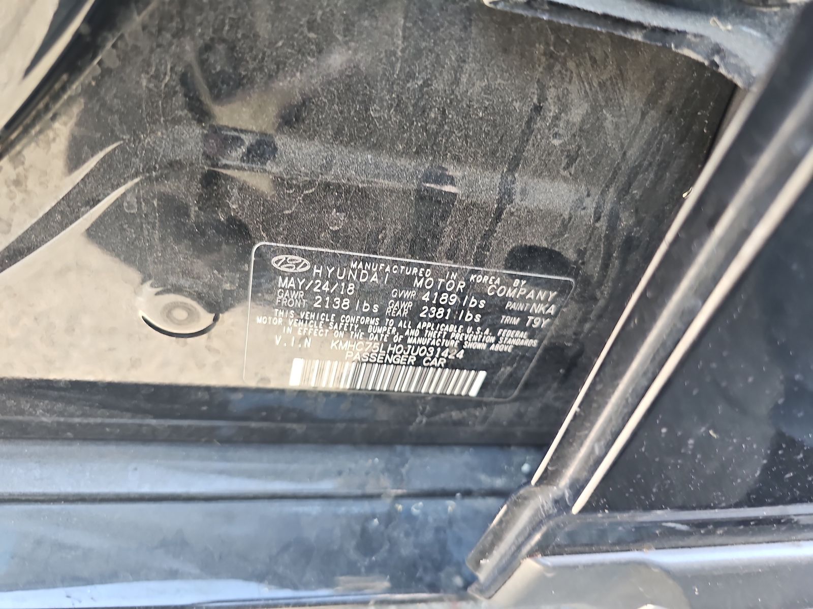 2018 Hyundai Ioniq Electric FWD