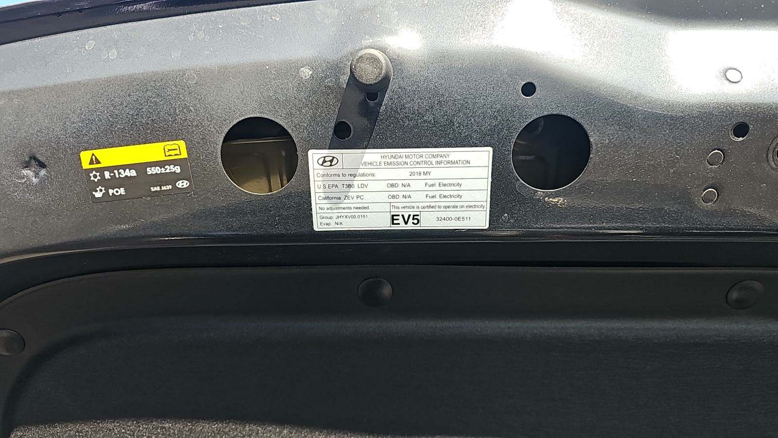 2018 Hyundai Ioniq Electric FWD