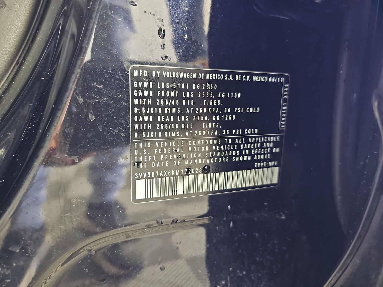 2019 Volkswagen Tiguan 2.0T SEL R-Line Black FWD