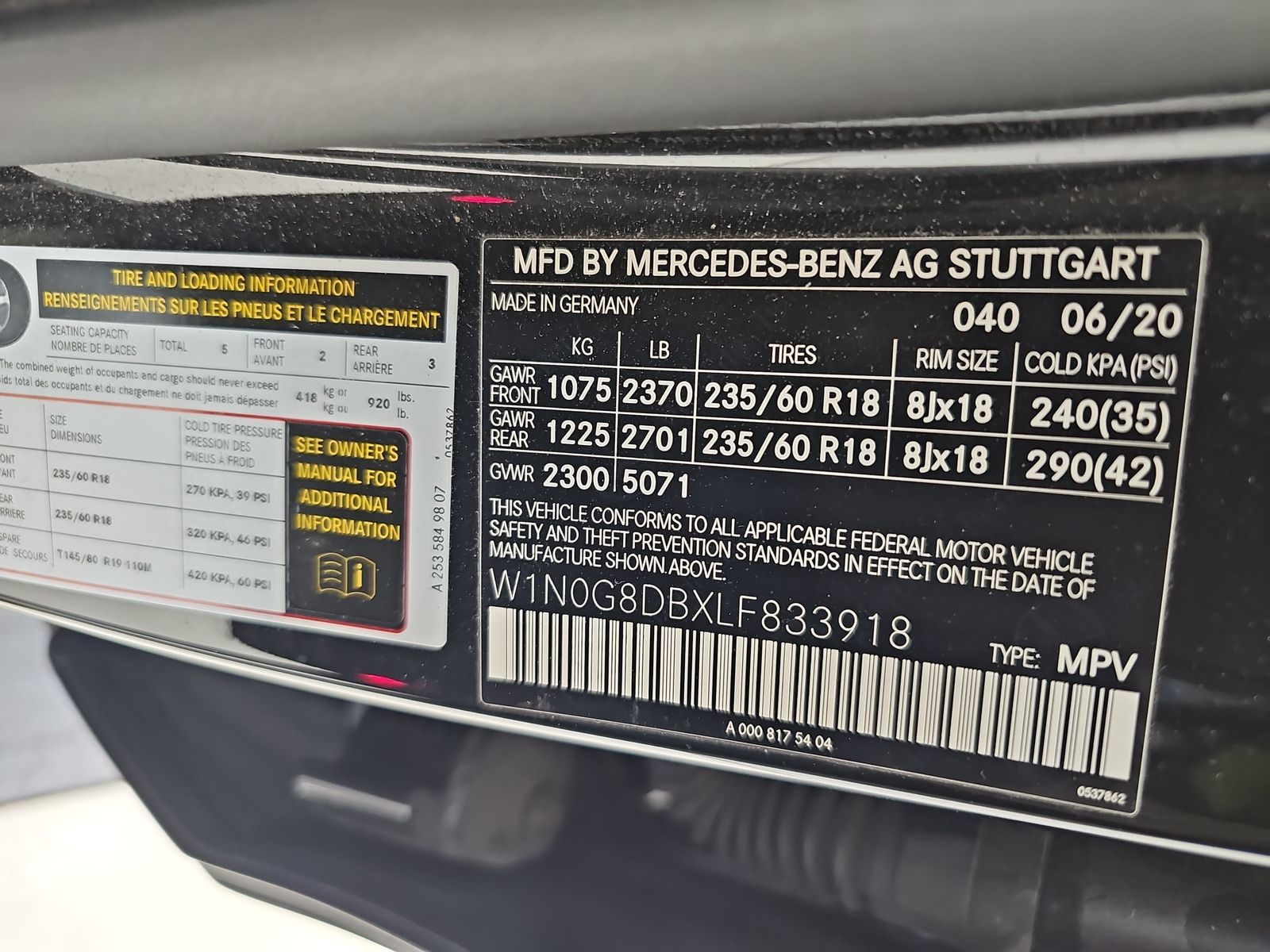 2020 Mercedes-Benz GLC GLC 300 RWD
