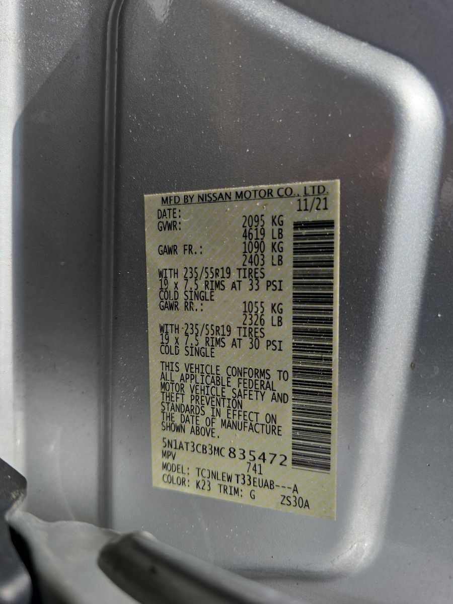 2021 Nissan Rogue SL AWD