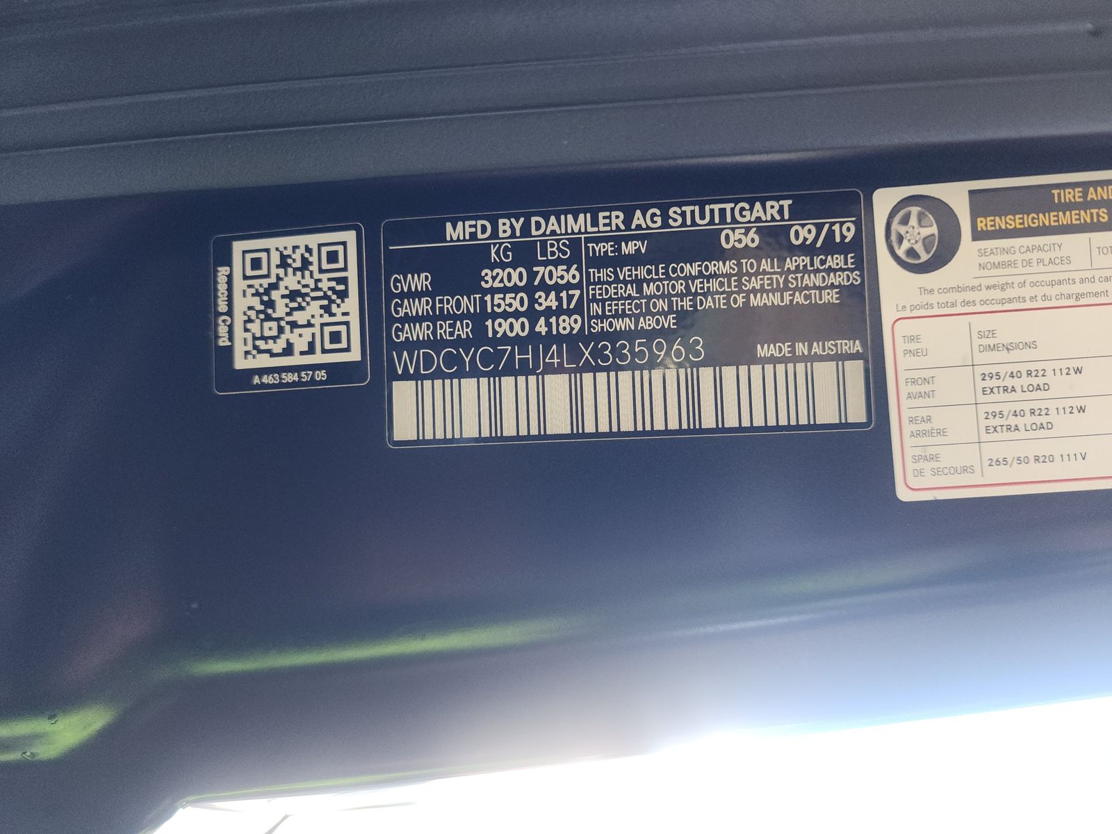 2020 Mercedes-Benz G-Class AMG G 63 AWD