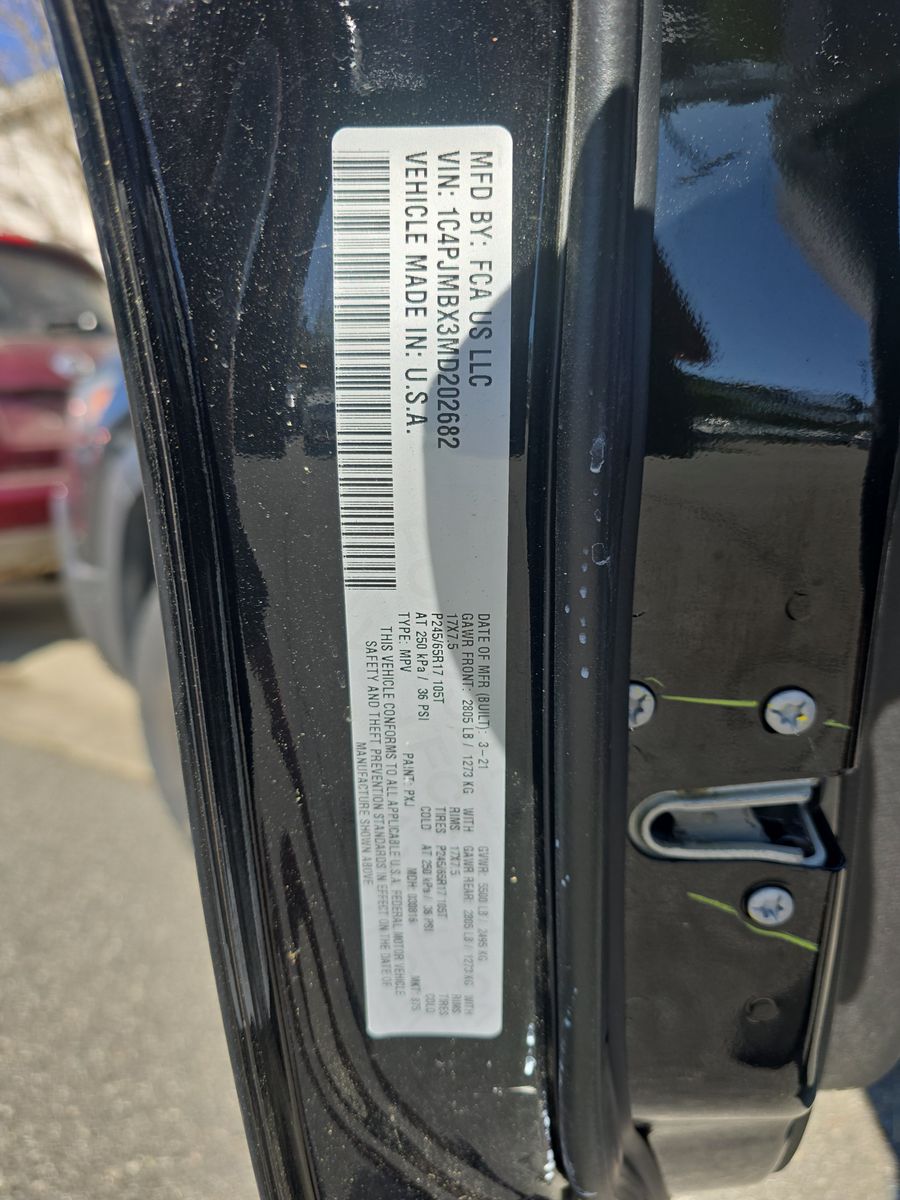 2021 Jeep Cherokee Trailhawk AWD