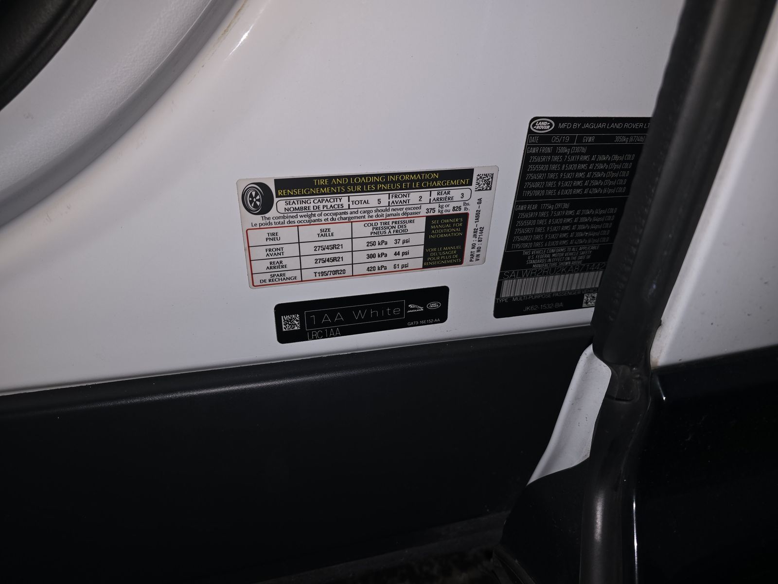 2019 Land Rover Range Rover Sport HSE AWD