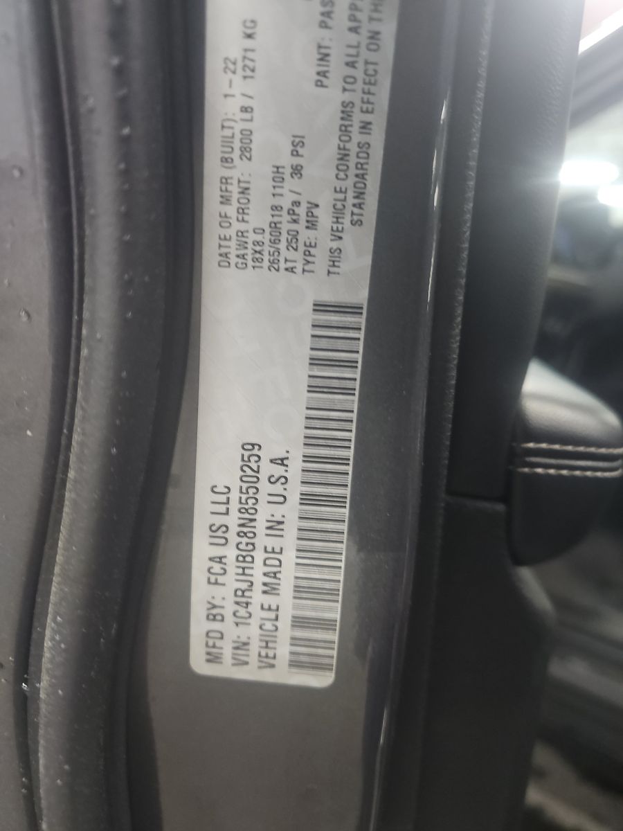 2022 Jeep Grand Cherokee Limited AWD