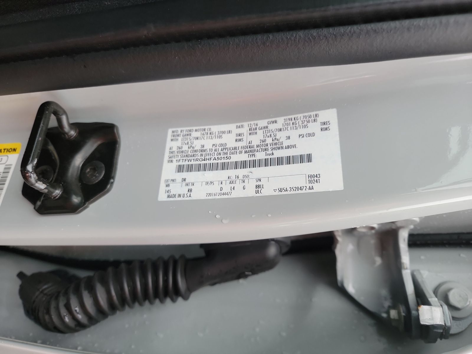 2017 Ford F-150 Raptor AWD