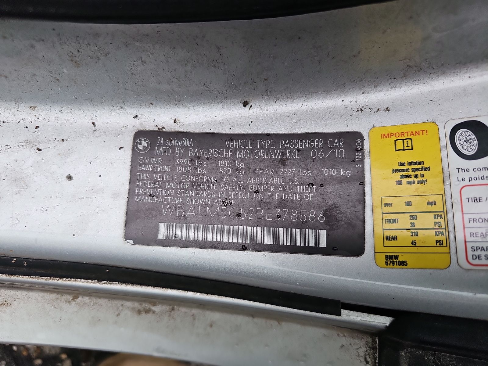 2011 BMW Z4 sDrive30i RWD