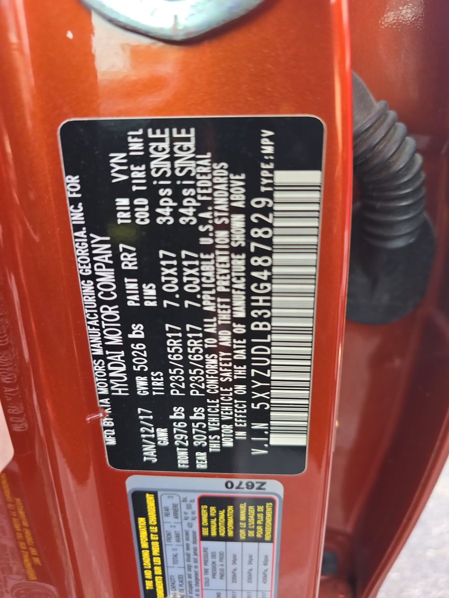 2017 Hyundai Santa Fe Sport Base AWD