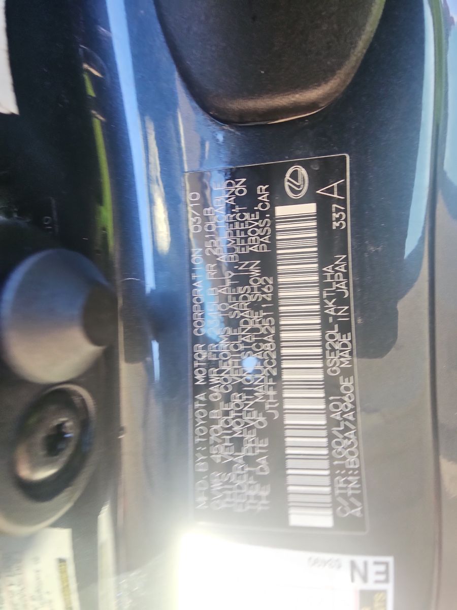 2010 Lexus IS IS 250C FWD