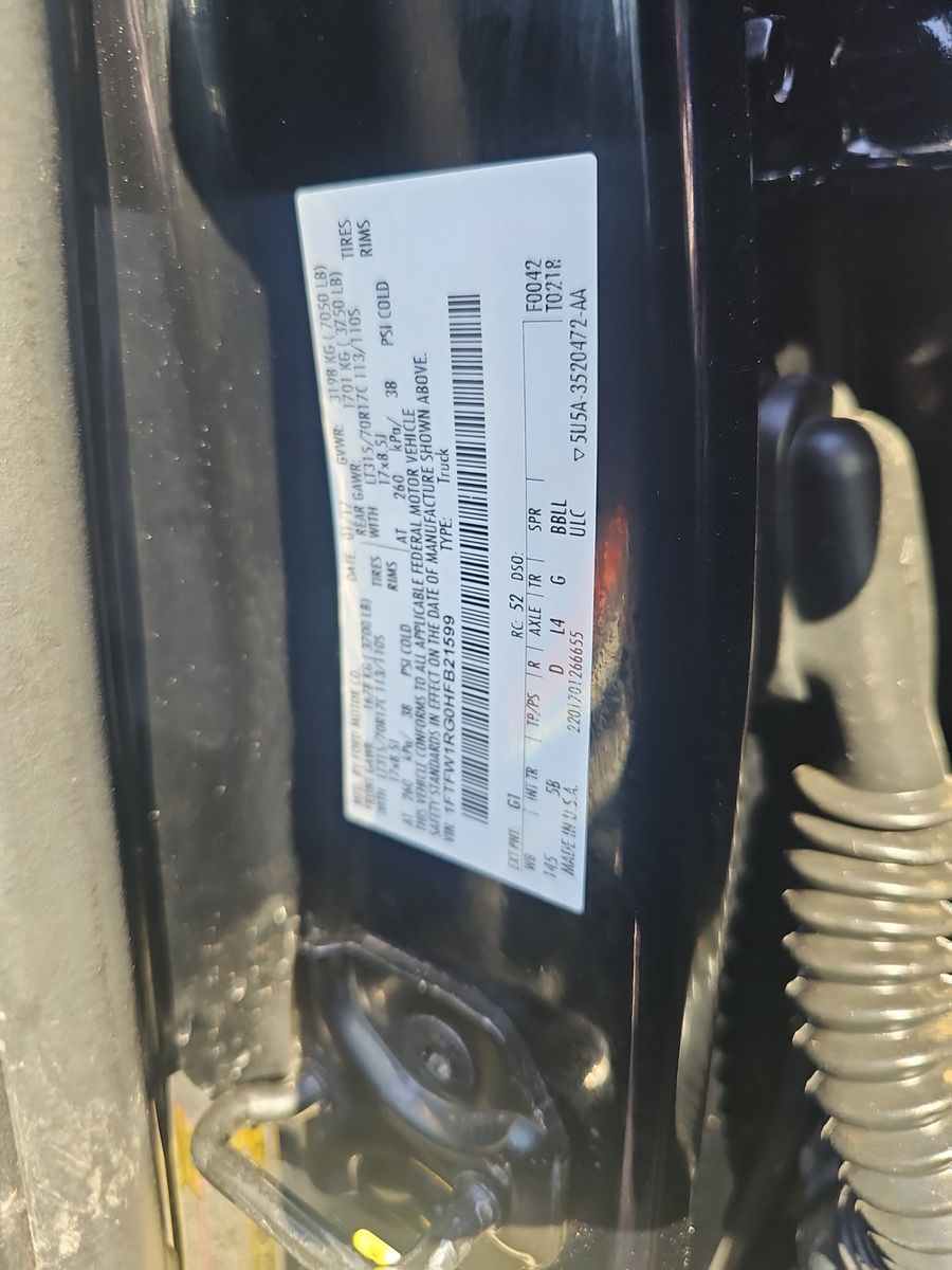 2017 Ford F-150 Raptor AWD