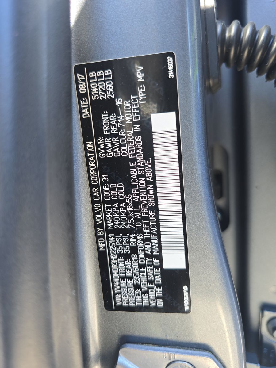 2017 Volvo XC60 T5 Dynamic FWD