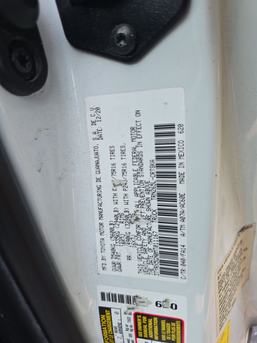 2021 Toyota Tacoma SR RWD