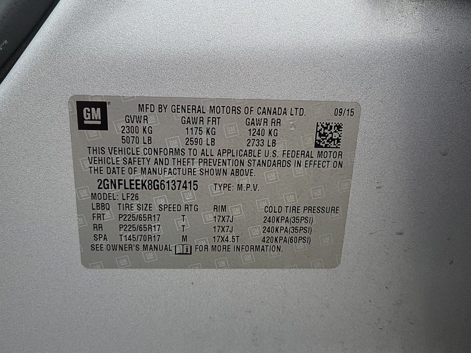 2016 Chevrolet Equinox LS AWD