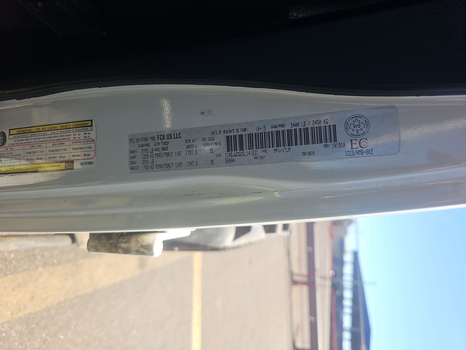 2016 Jeep Wrangler Unlimited Sport AWD