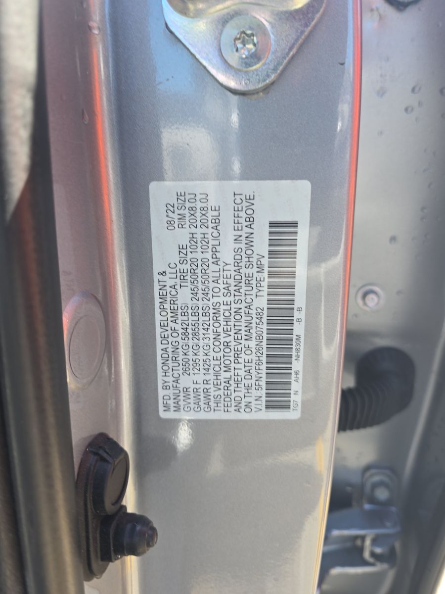 2022 Honda Pilot Special Edition AWD